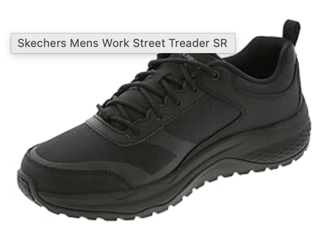 Skechers Hombre Work Street Treader SR Negro Antideslizante Talla US 8