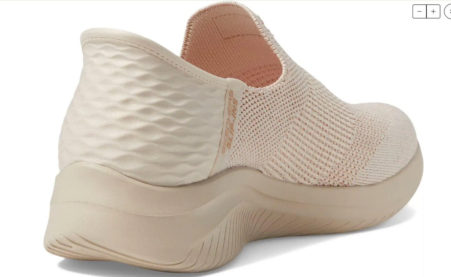 Skechers Martha Stewart Ultra Flex 3.0 Hands Free Slip-Ins Mujer Beige
