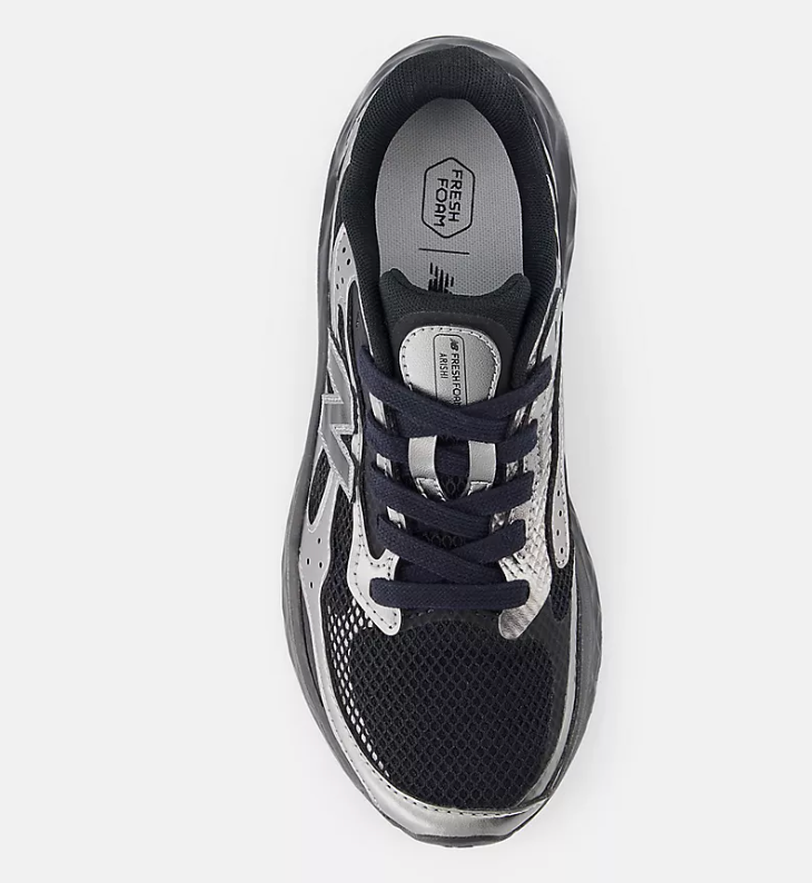 New Balance Fresh Foam Arishi v4 Tiralux Mujer | Negro/Plata | Running & Casual