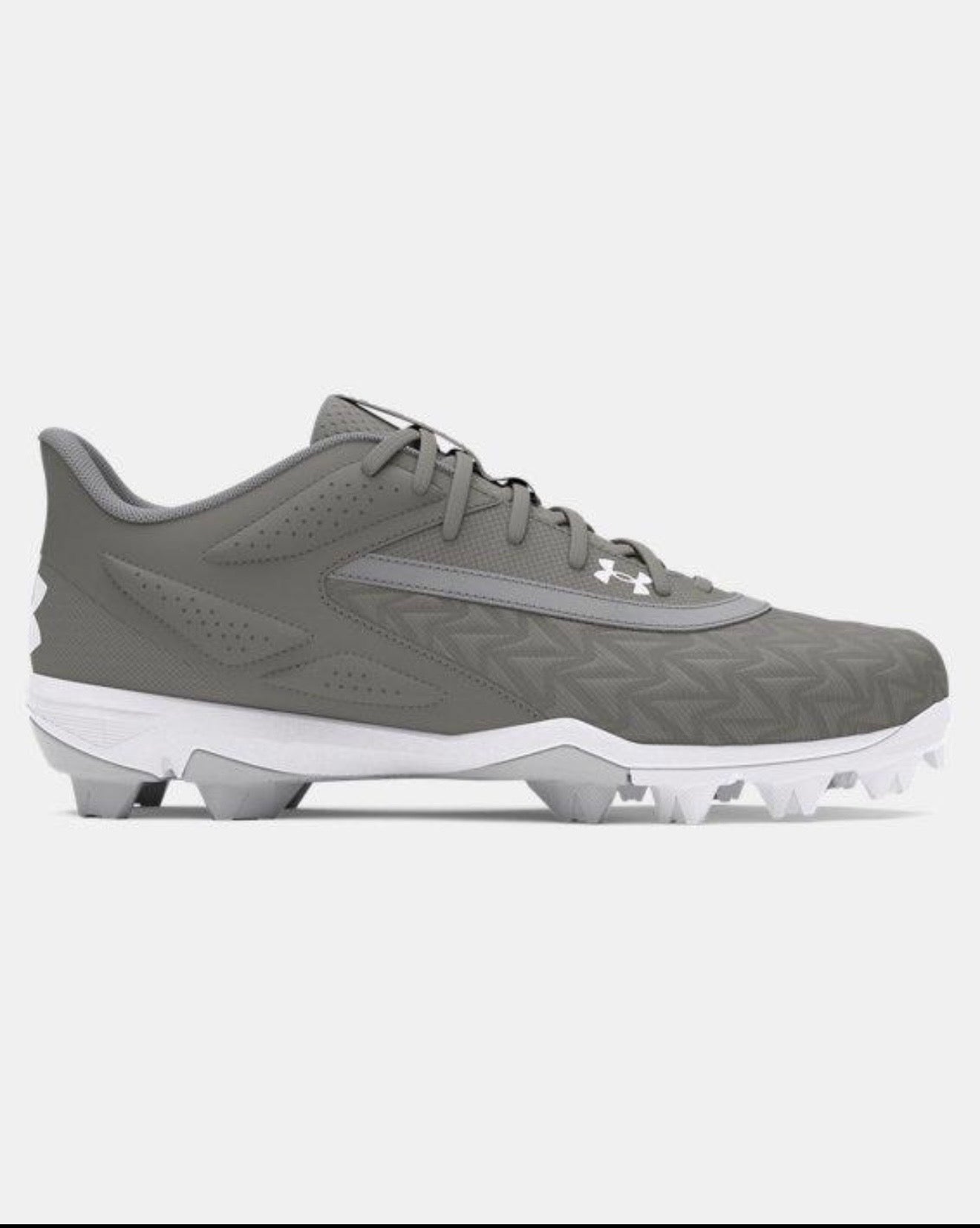 UNDER ARMOUR UA LEADOFF LOW RM 3.0- TACOS DE BÉISBOL HOMBRE GRIS