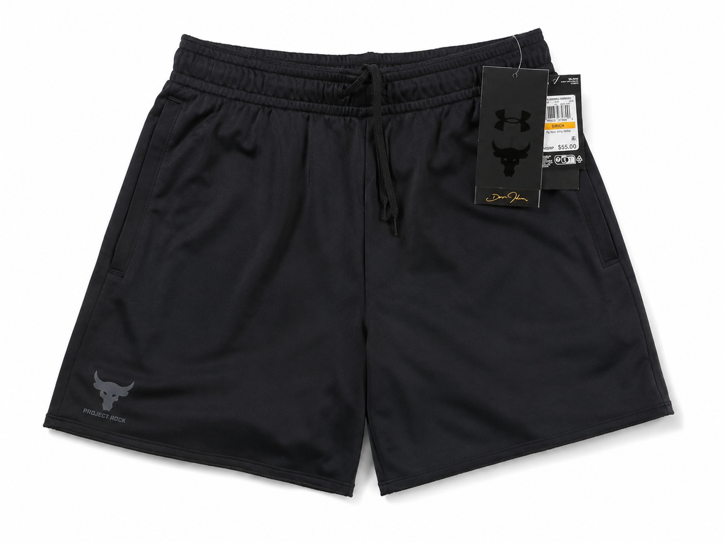 Short Deportivo Under Armour Project Rock Terry Negro Hombre Original