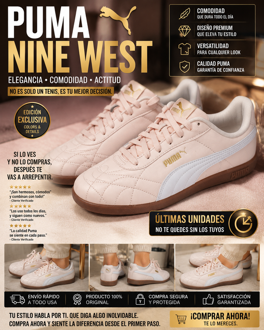 Puma Vikky V3 Mujer Rosa Claro