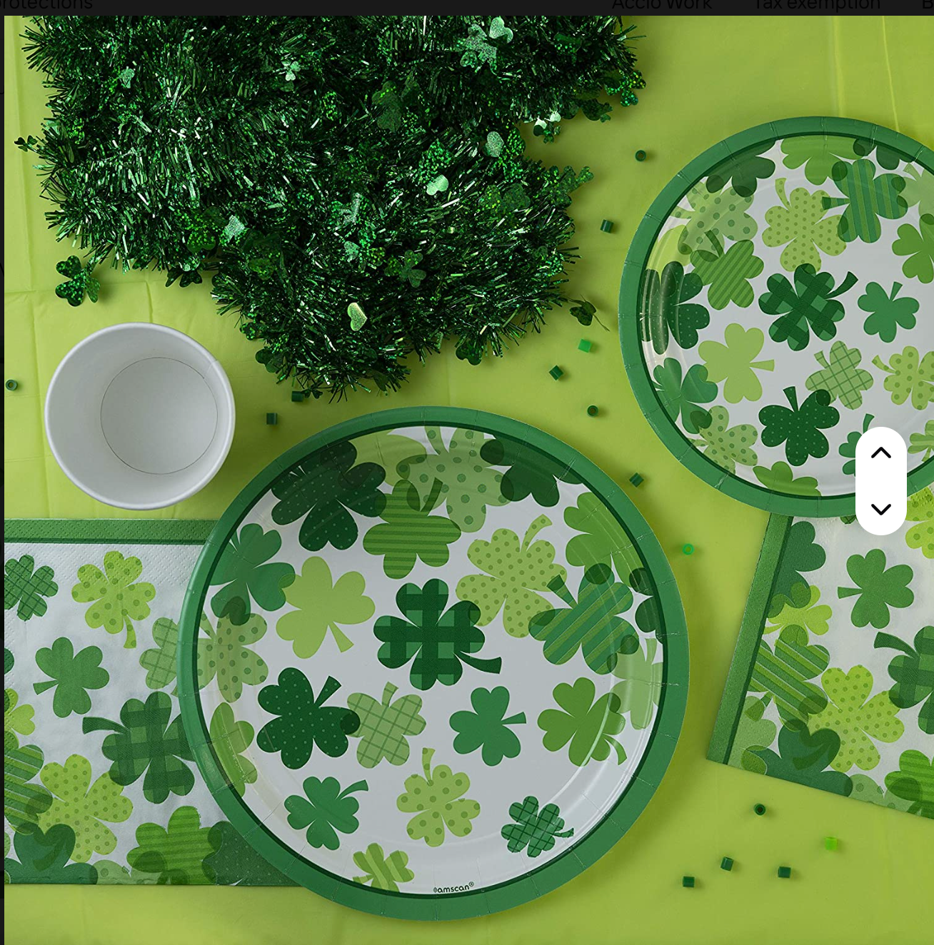 ST. Patrick's Day Party set - kit - Plates, Cups & Napkins) Ready to Use