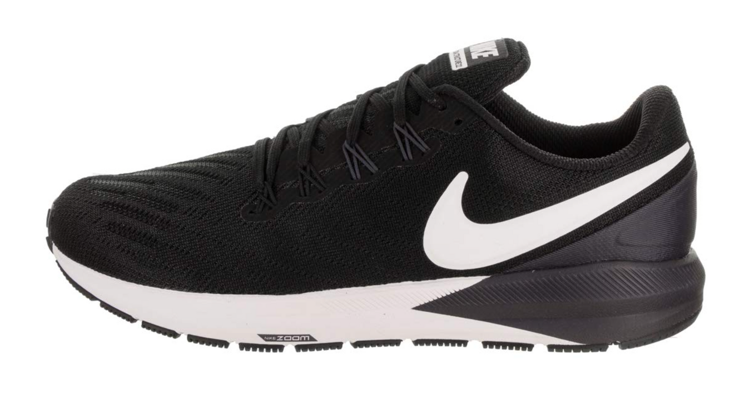 Nike Men’s Air Zoom Structure 22 Black Running Sneakers Size 8.5 US – Gridiron White Edition