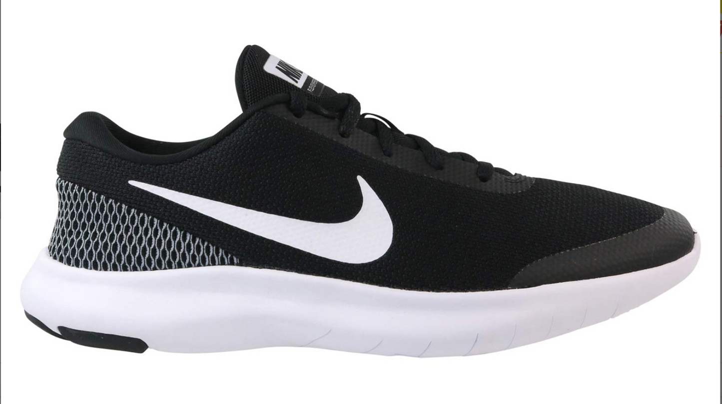 Nike Men’s Flex Experience RN 7 Black/White Running Shoes – Lightweight Comfort Sneakers