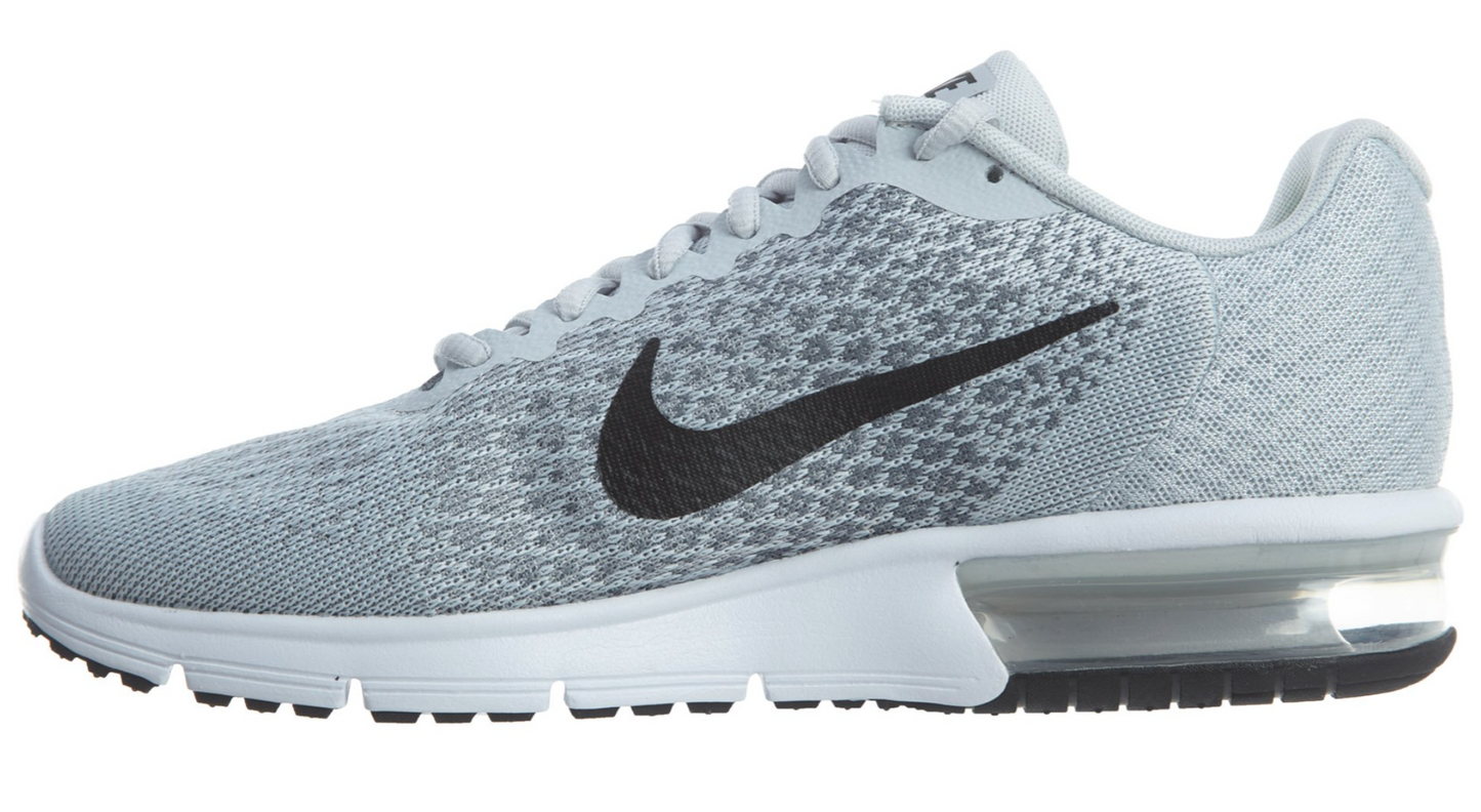 Nike Women’s Air Max Sequent 2 Pure Platinum Running Sneakers – Platinum Grey