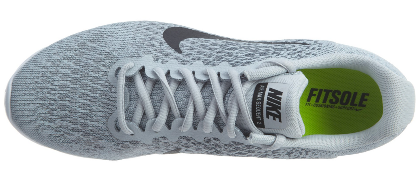 Nike Women’s Air Max Sequent 2 Pure Platinum Running Sneakers – Platinum Grey
