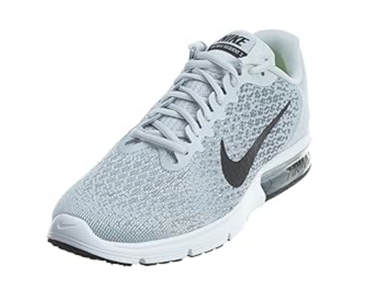 Nike Women’s Air Max Sequent 2 Pure Platinum Running Sneakers – Platinum Grey