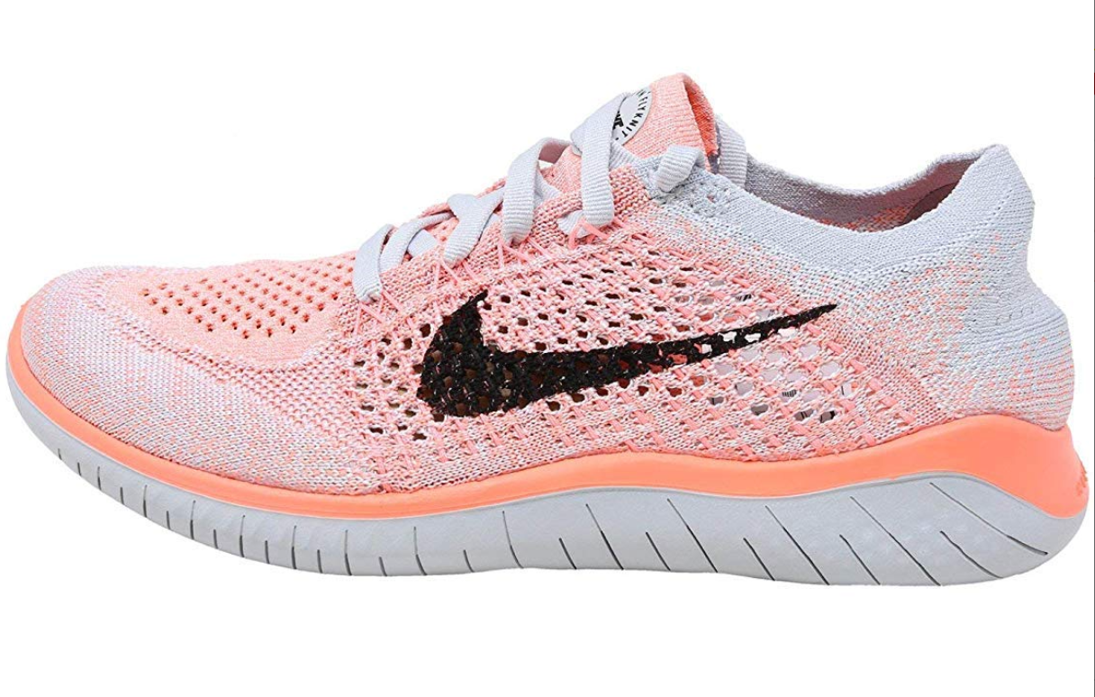 Nike Women’s Free RN Flyknit 2018 Pink Running Sneakers – Lightweight Premium Comfort