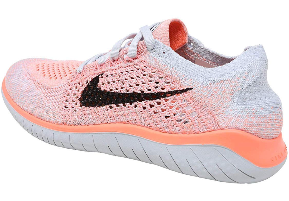 Nike Women’s Free RN Flyknit 2018 Pink Running Sneakers – Lightweight Premium Comfort