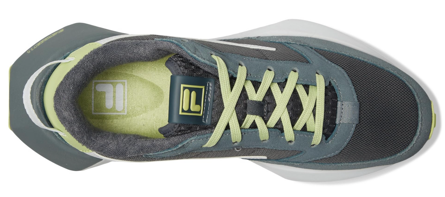 Fila Racer Energized Hombre Castlerock/White/Shadow Lime Sneakers