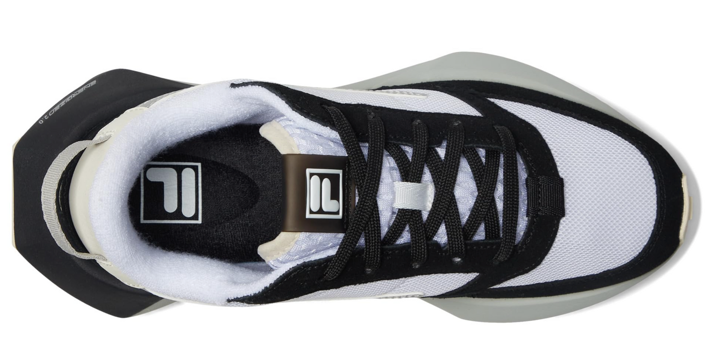 Fila Racer Energized Mujer White/Metallic Silver/Gardenia Sneakers