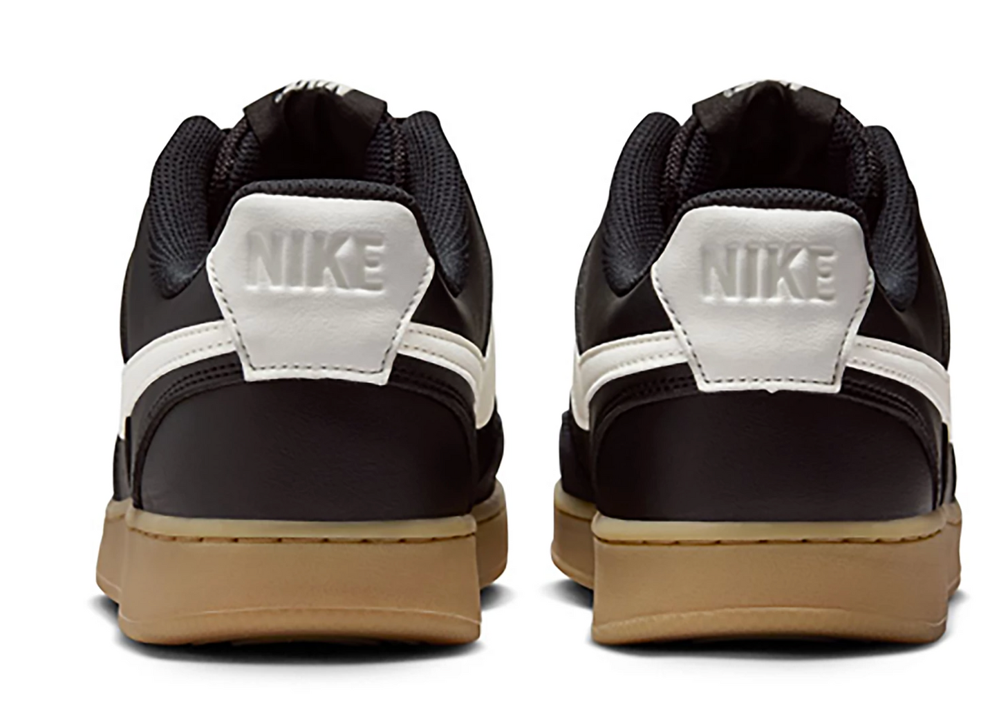Nike Court Vision Next Nature Hombre Negro/Blanco Gum Sole Sneakers