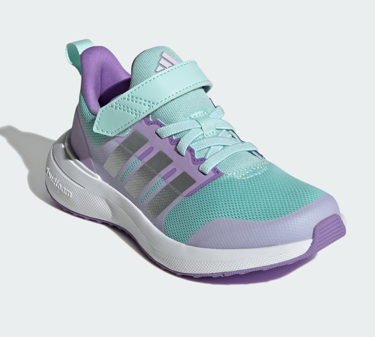 Adidas Fortarun 2.0 Elastic Lace Niña Aqua Original Talla 36 - 36.5 Big Kid