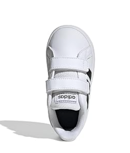 Adidas Grand Court Niño Blanco Negro Original Talla 25 Venezuela