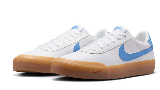 Nike Court Shot Hombre Blanco Azul Talla 8.5 | Sneakers Casual Originales