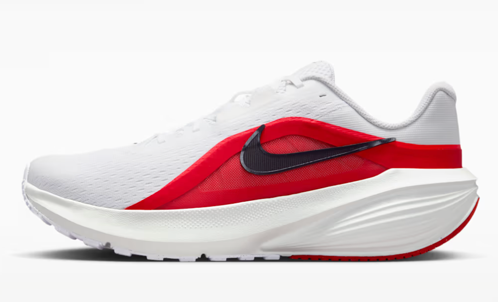 Nike Downshifter 14 Hombre Blanco/Rojo Zapatos Deportivos Running Originales
