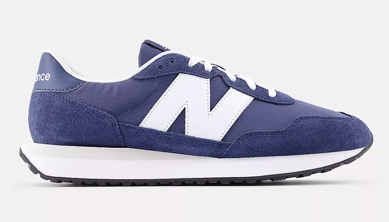 New Balance 237 Hombre Azul Marino con Blanco | Tenis Lifestyle Retro Originales
