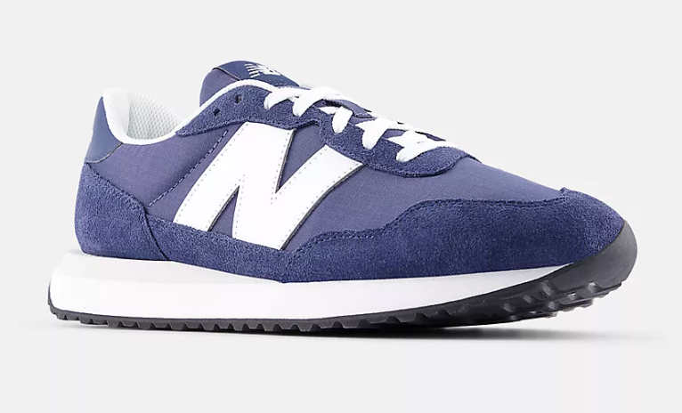 New Balance 237 Hombre Azul Marino con Blanco | Tenis Lifestyle Retro Originales