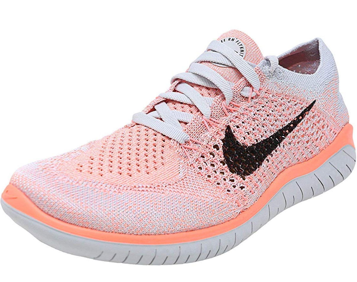 Nike Women’s Free RN Flyknit 2018 Pink Running Sneakers – Lightweight Premium Comfort