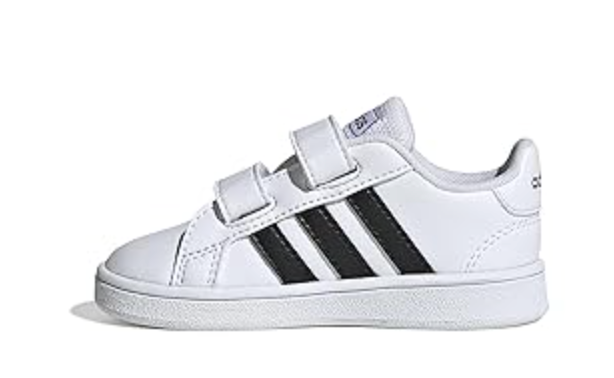 Adidas Grand Court Niño Blanco Negro Original Talla 25 Venezuela