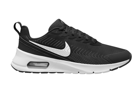 Nike Air Max Nuaxis Black/White – Comodidad Air y Estilo Deportivo Premium para Hombre