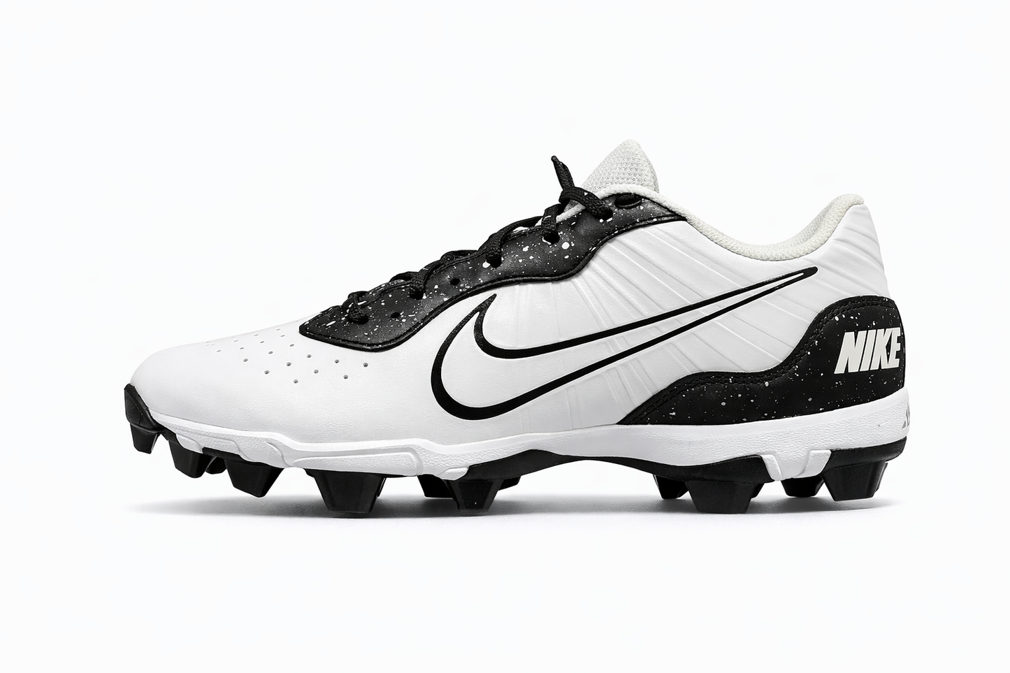 Nike Alpha Huarache 4 Keystone – Tacos de Béisbol Hombre Blanco/Negro