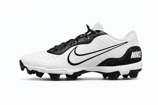 Nike Alpha Huarache 4 Keystone – Tacos de Béisbol Hombre Blanco/Negro