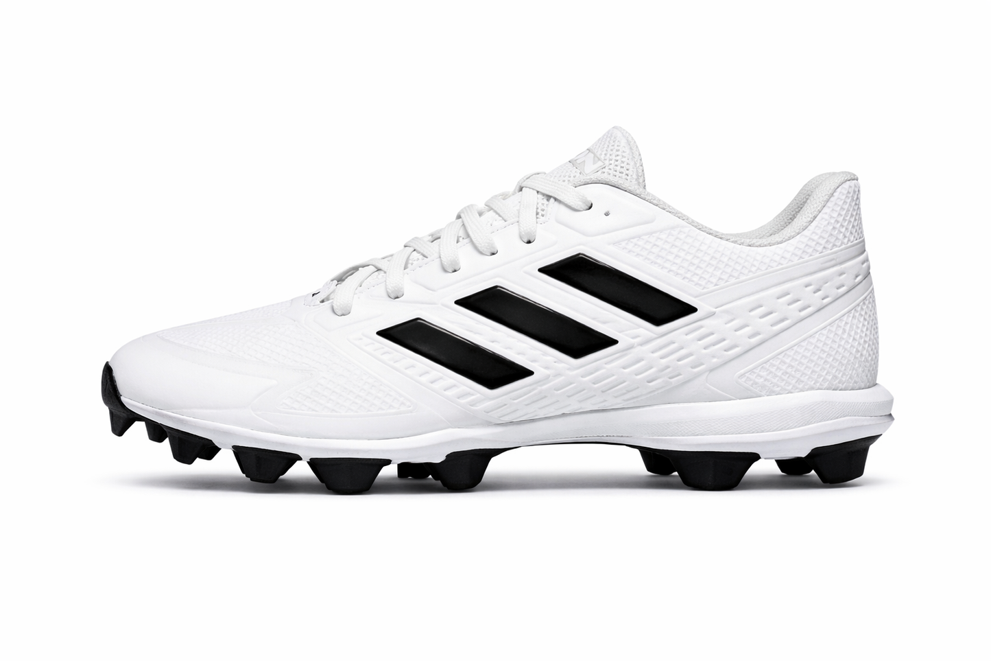 Tacos Adidas Baseball/Softball Blanco/Negro – Alto Rendimiento