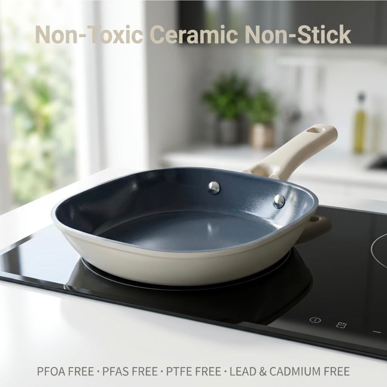 Sartén Premium Antiadherente Cuadrado – No se pega | Cocina Profesional en Casa