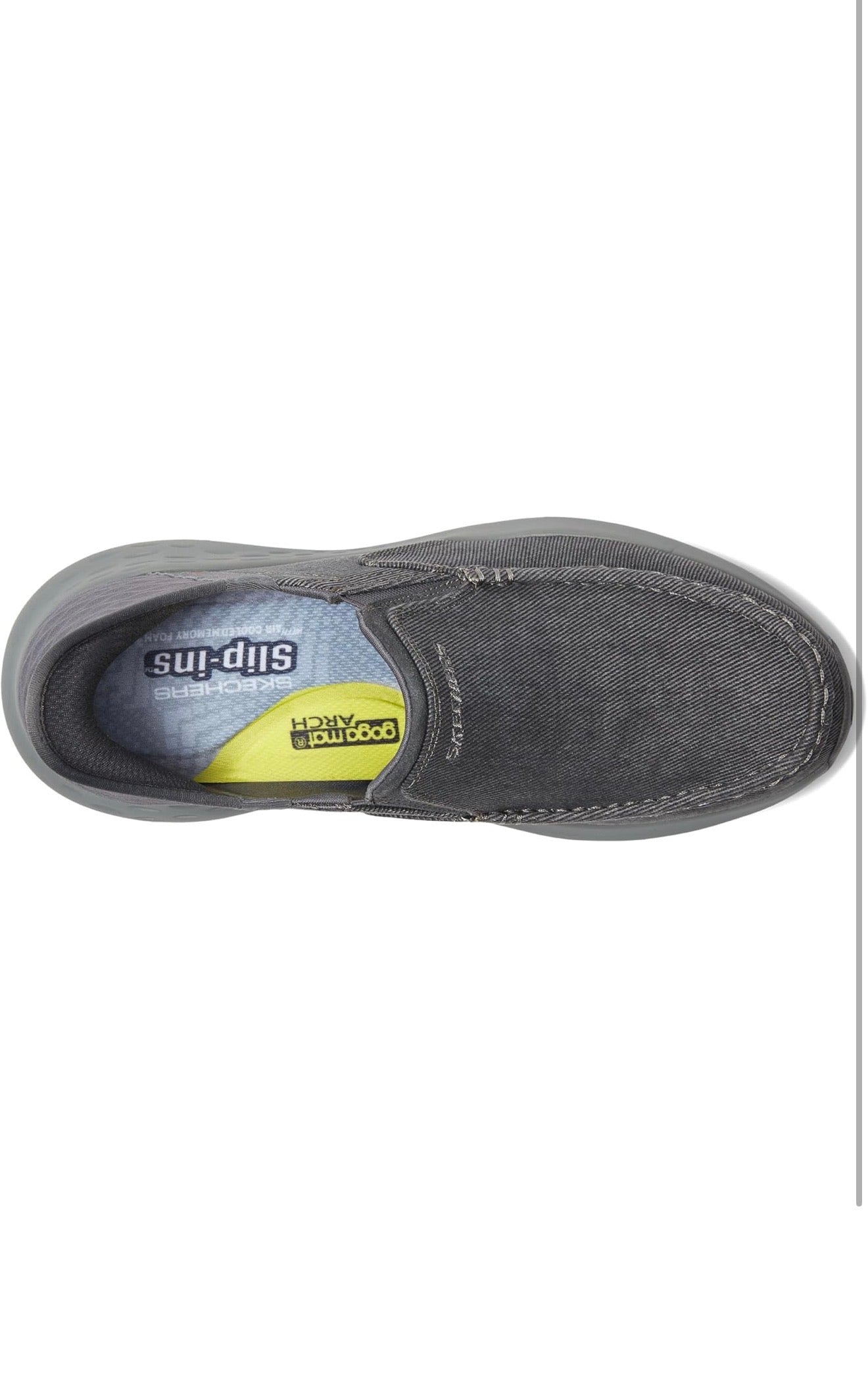 Skechers Slip-ins Hombre Originales Parson Dewitt Memory Foam Talla 42.5 Gris