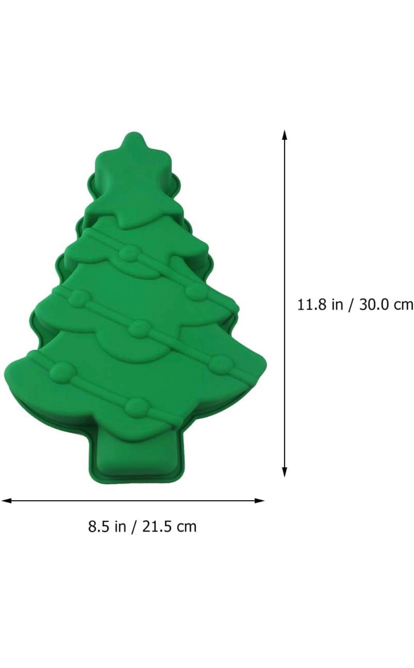 Molde Navideño Árbol de Silicona – Ideal para Emprender con Tortas y Postres 🎄
