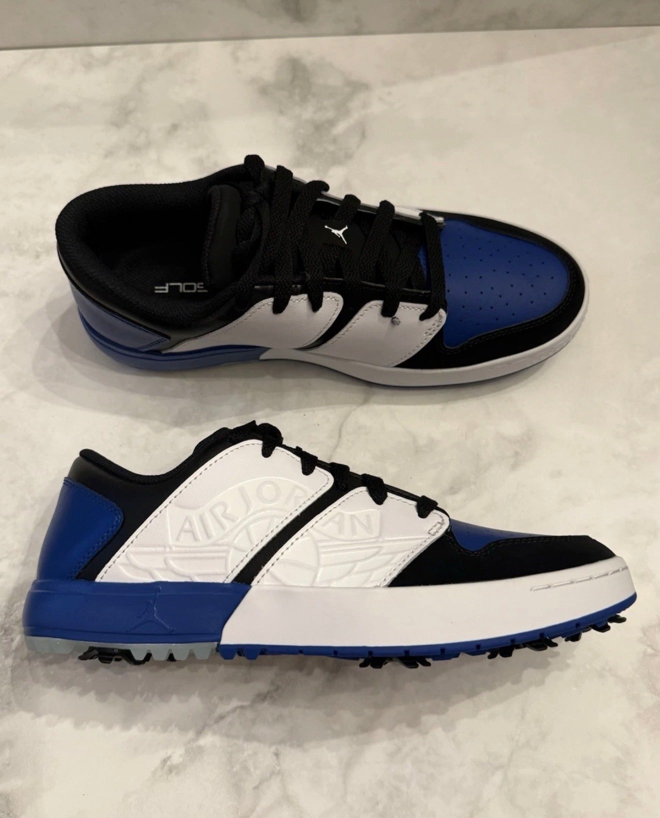 Nike Air Jordan NU Retro 1 G Royal Blue Originales Hombre Azul Negro Blanco talla 9