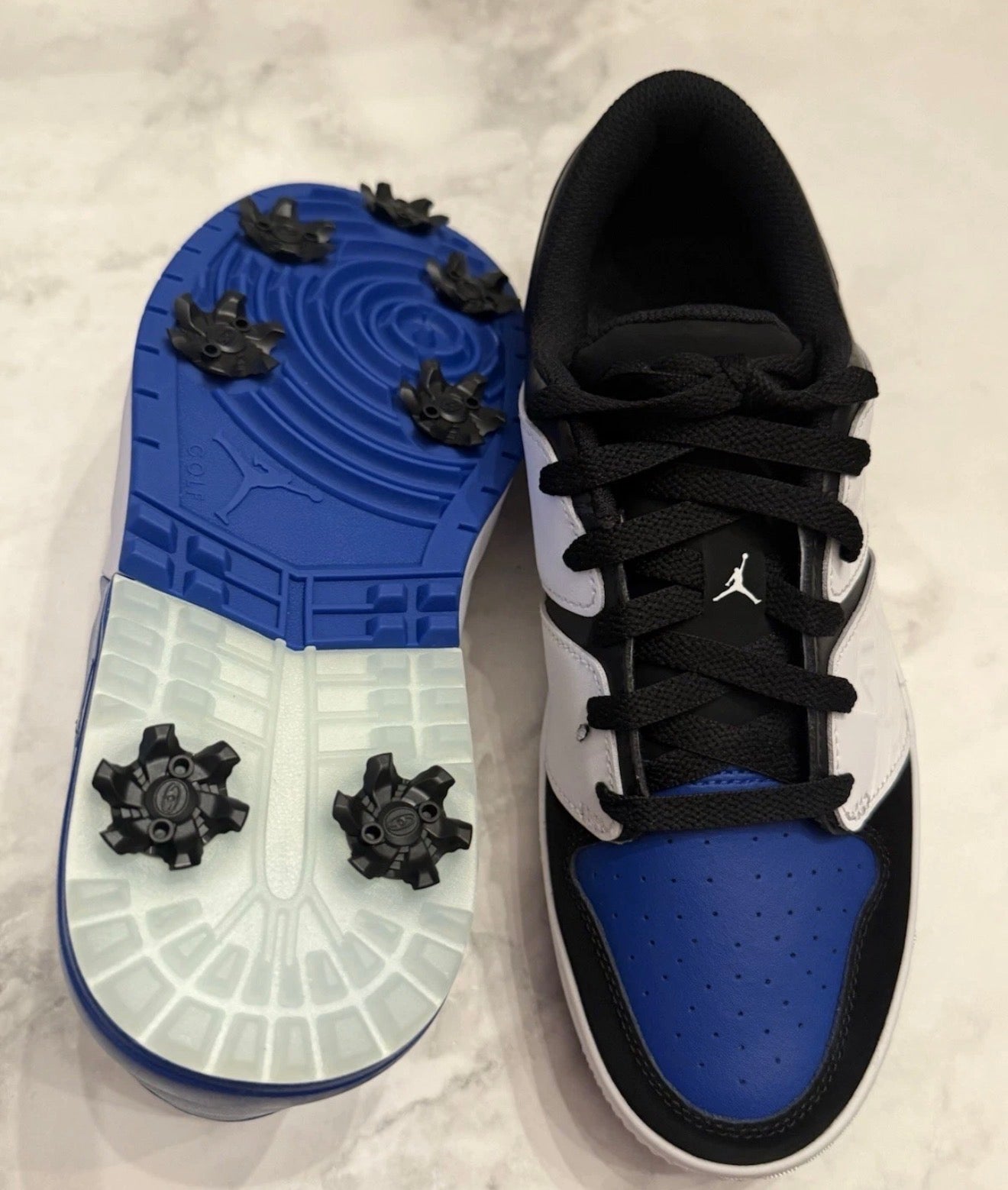 Nike Air Jordan NU Retro 1 G Royal Blue Originales Hombre Azul Negro Blanco talla 9