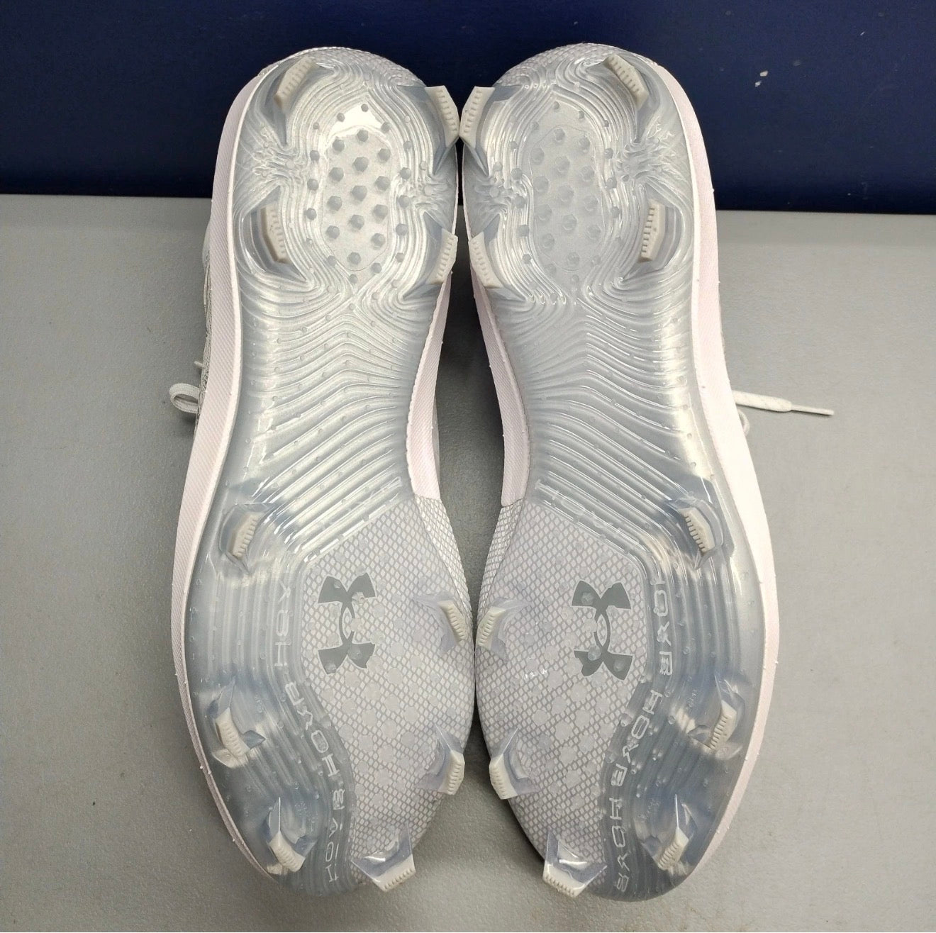 Under Armour Harper 8 Elite TPU Baseball Cleats White Gray Hombre Talla 9 Original