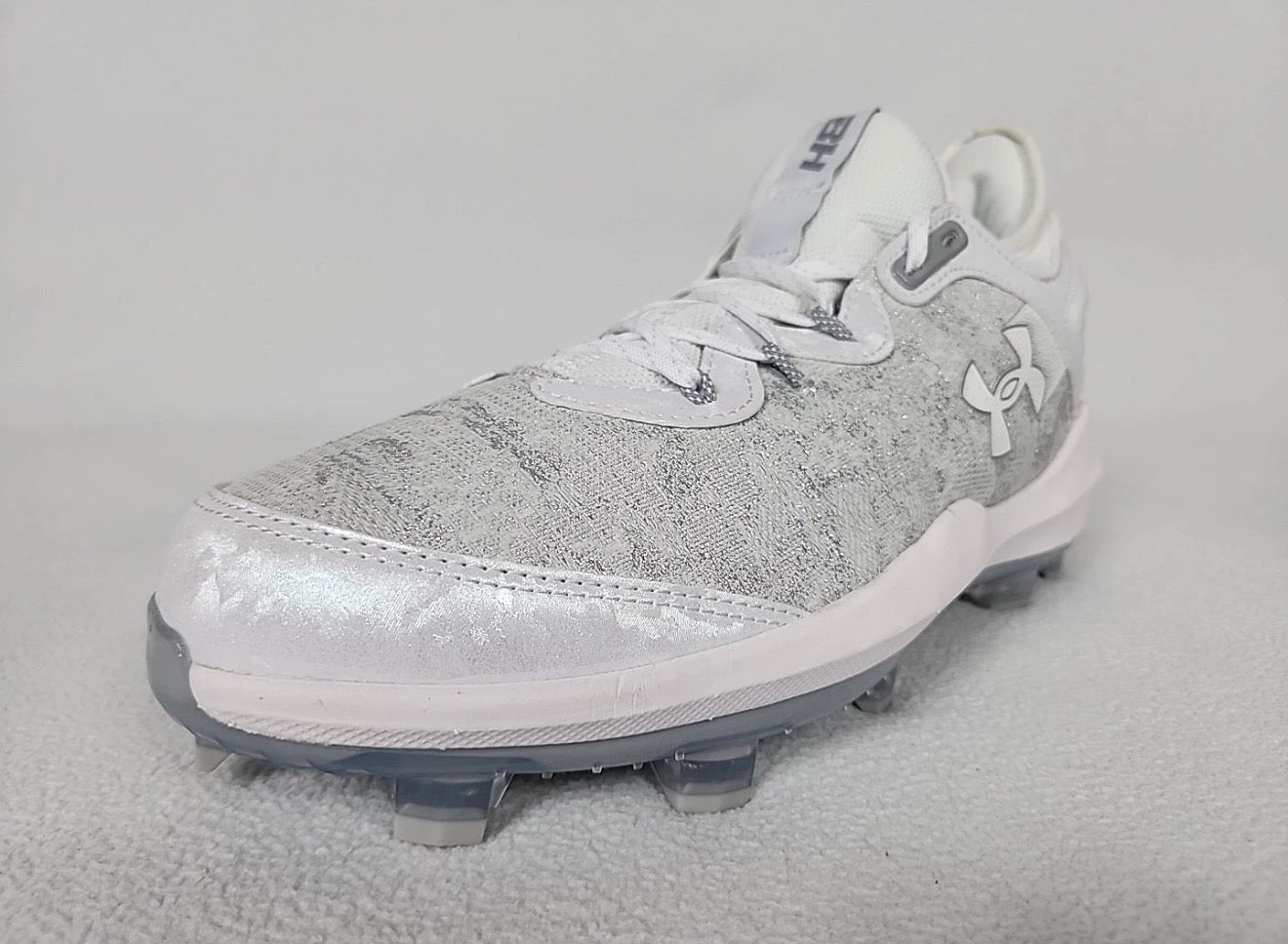 Under Armour Harper 8 Elite TPU Baseball Cleats White Gray Hombre Talla 9 Original