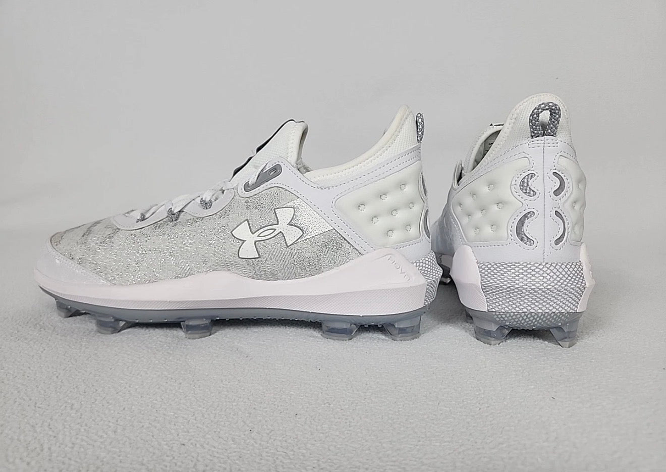Under Armour Harper 8 Elite TPU Baseball Cleats White Gray Hombre Talla 9 Original