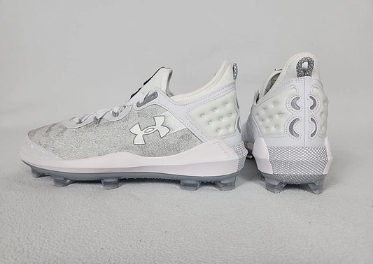 Under Armour Harper 8 Elite TPU Baseball Cleats White Gray Hombre Talla 9 Original