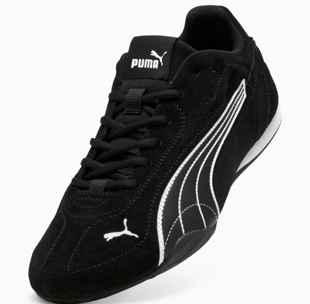 Puma Catch Hombre Negro Blanco Original