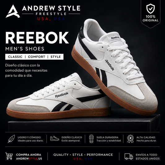 Reebok Classic Court Lifestyle Blanco Gris Talla 6 US Original