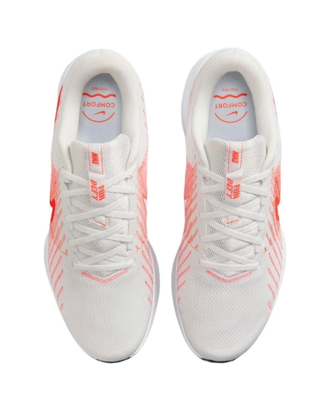 Nike Run Defy Hombre Blanco con Naranja HM9594-103 Running Original