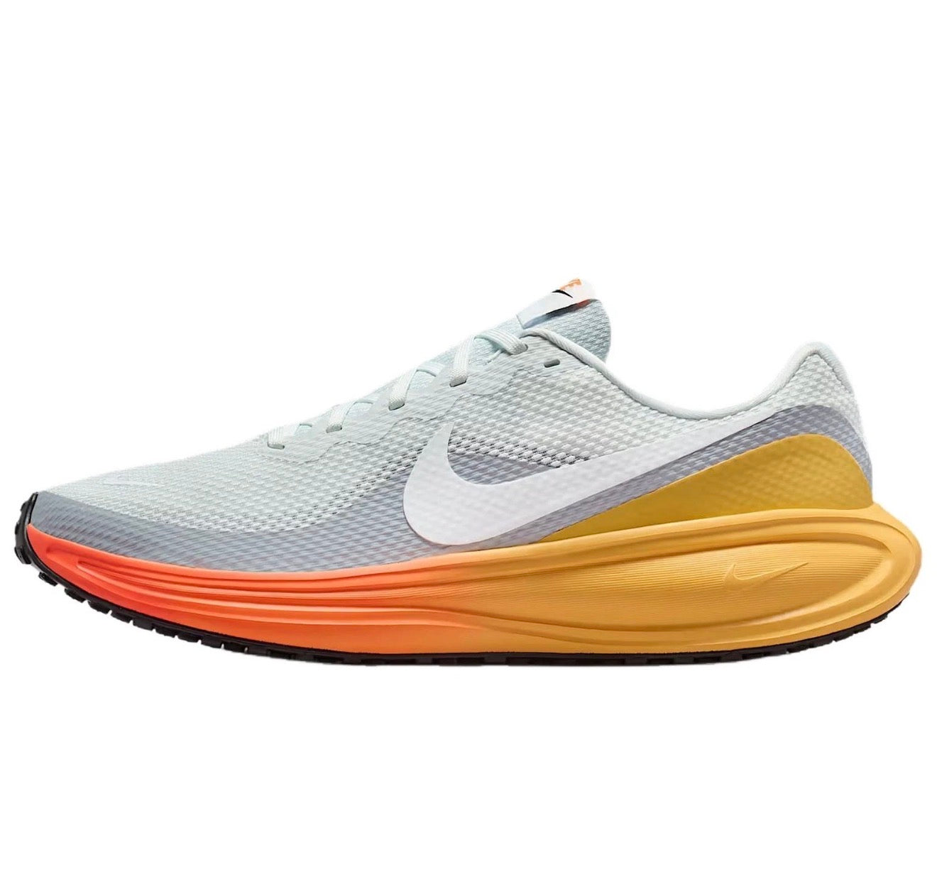 Nike Woman's Revolution 8 para Mujer Running Shoes White/Glacier Blue/Orange HJ9198-104