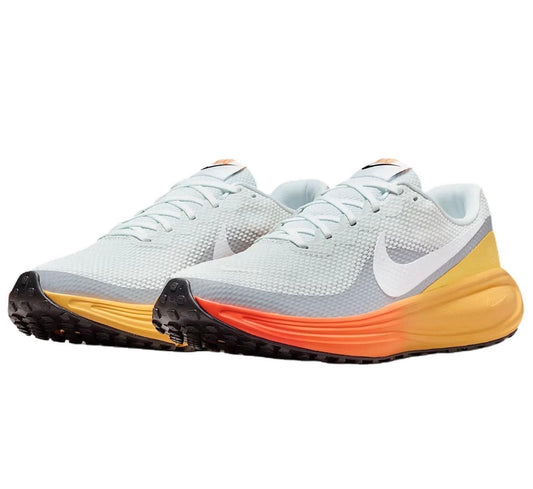 Nike Woman's Revolution 8 para Mujer Running Shoes White/Glacier Blue/Orange HJ9198-104