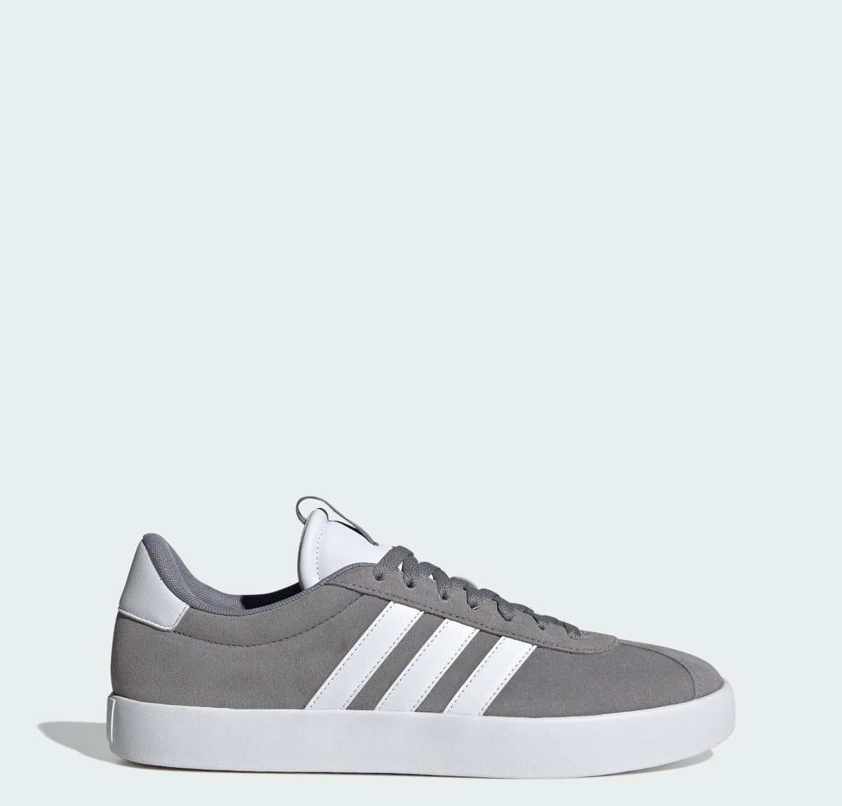 adidas VL Court 3.0 Hombre – Gris/Blanco | Sneakers Casual Urbanos Originales - Talla 8.5