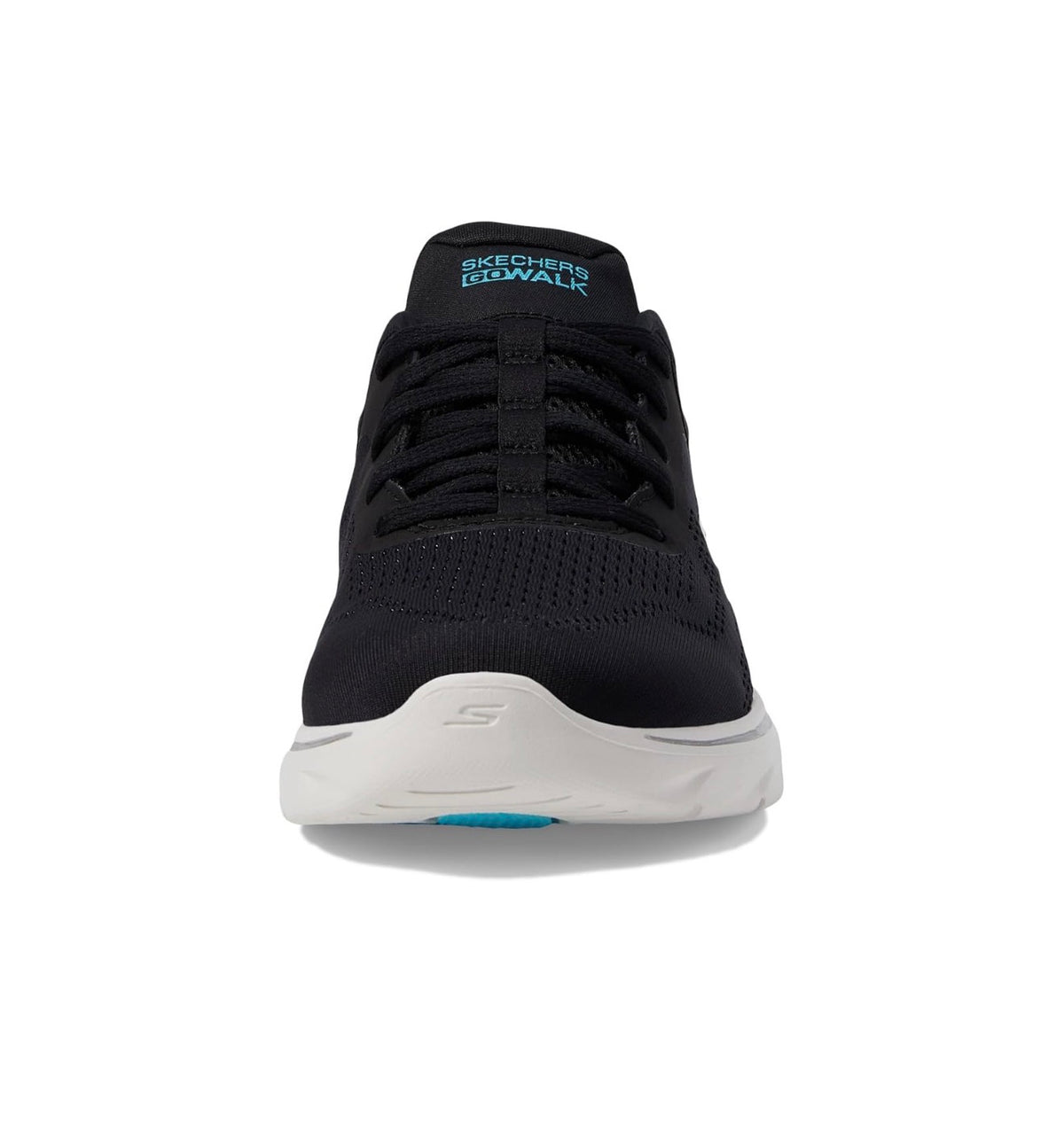Skechers GO WALK 7 Valin Mujer – Hands Free Slip-ins Black/Aqua - Talla 6
