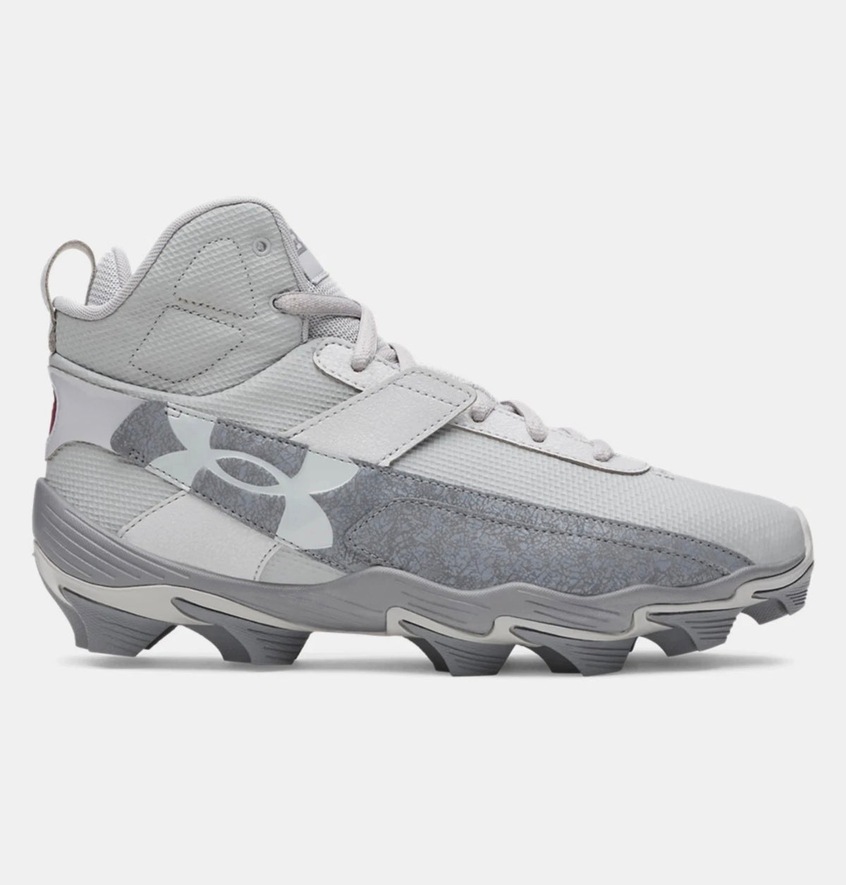 Under Armour UA Harper 10 Mid RM – Tacos de Béisbol para Hombre – Gris - Talla 9.5 - 10