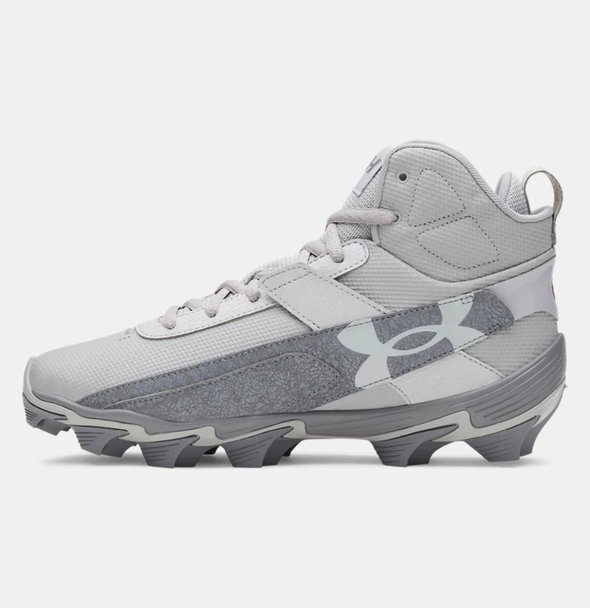 Under Armour UA Harper 10 Mid RM – Tacos de Béisbol para Hombre – Gris - Talla 9.5 - 10