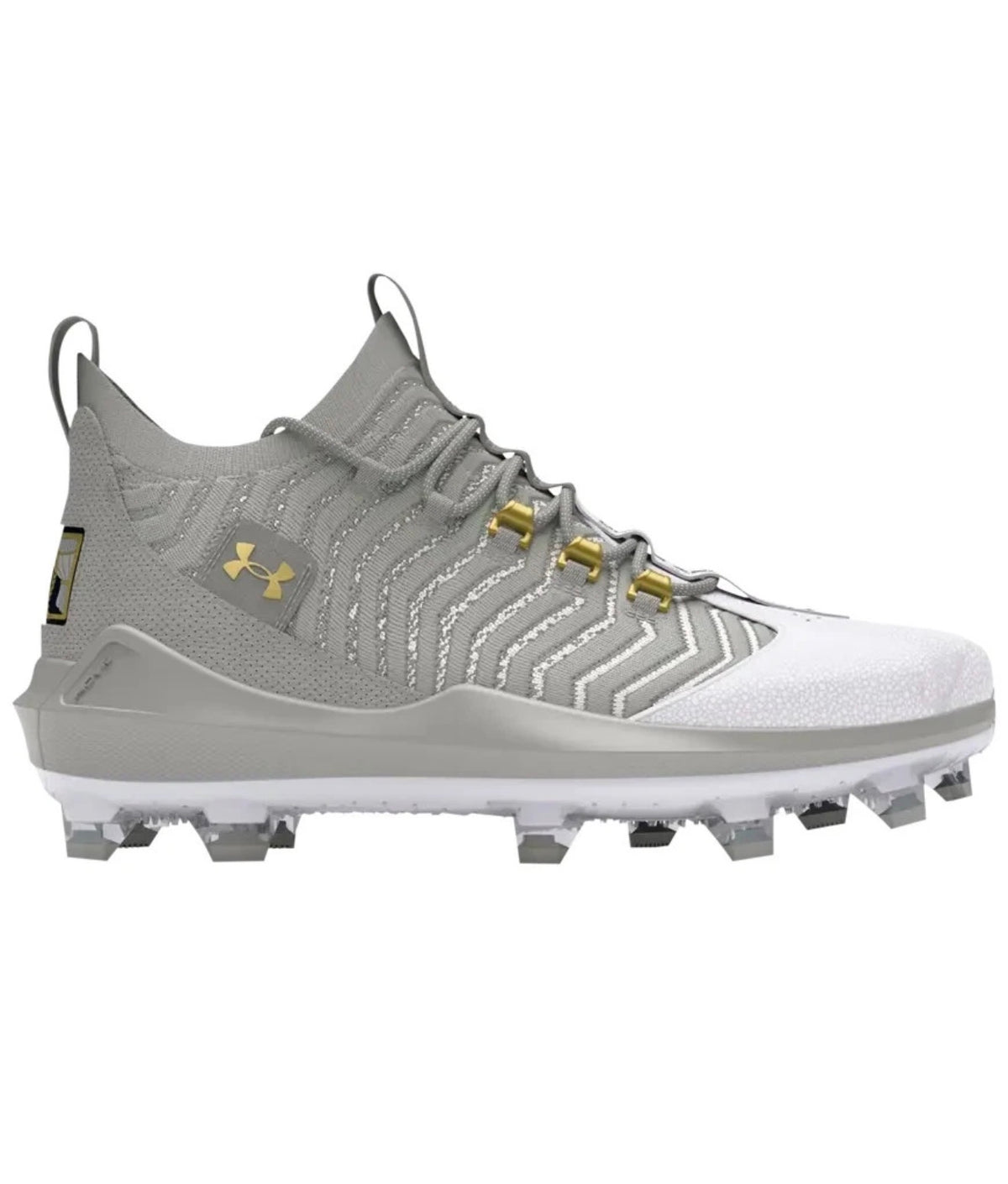 Under Armour Harper 9 Pro TPU Hombre – Tacos de Béisbol Blanco/Gris - Talla 8