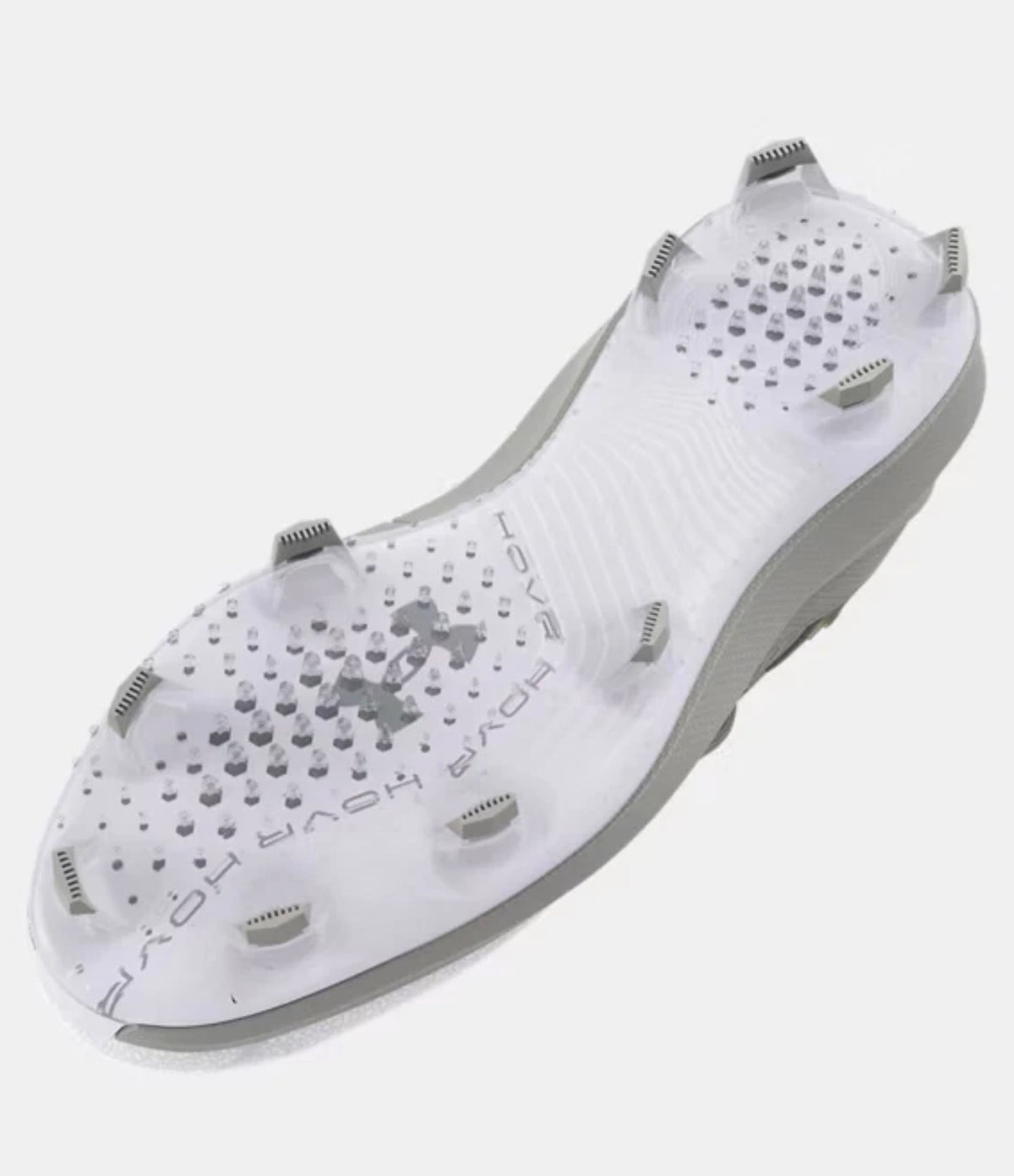 Under Armour Harper 9 Pro TPU Hombre – Tacos de Béisbol Blanco/Gris - Talla 8