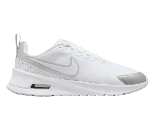 Nike Air Max Nuaxis Mujer – White / Metallic Silver